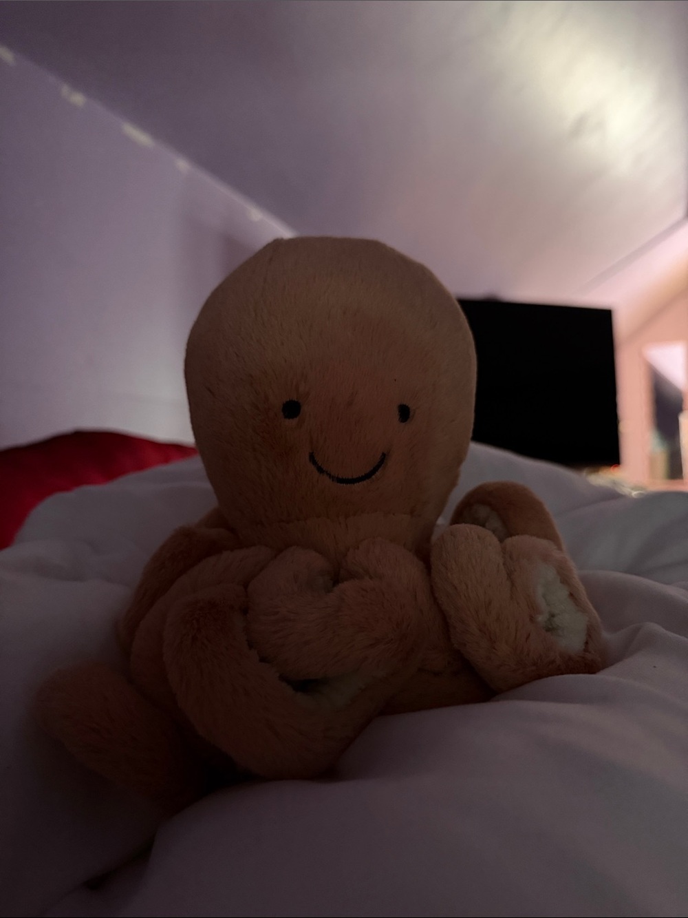 Jellycat Plush Octopus in Peachy Beige